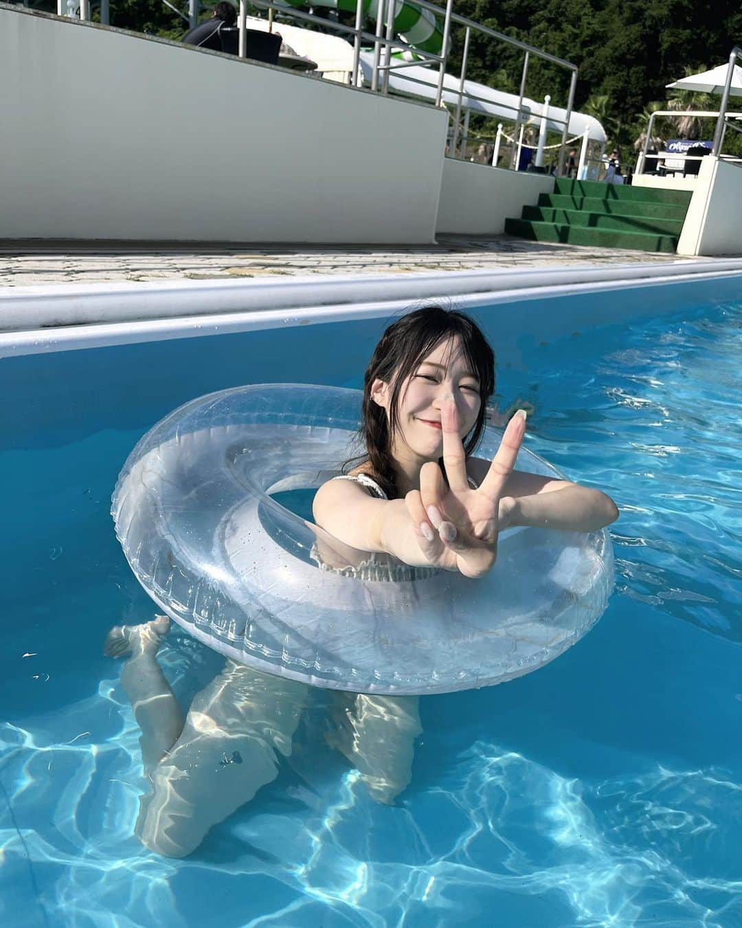 阪上彩香さんのインスタグラム写真 - (阪上彩香Instagram)「夏満喫してきた🩵🫧‪」8月9日 19時45分 - ayaka_skgm