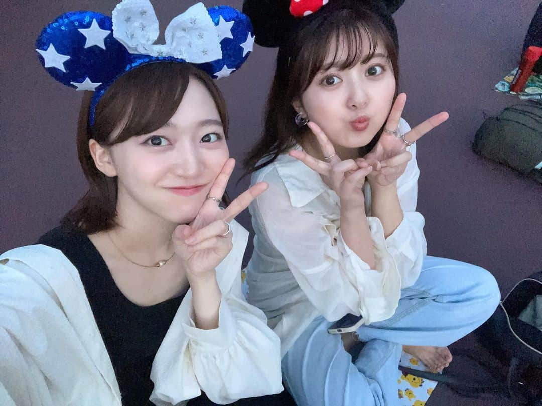 土路生優里のインスタグラム：「お久しぶりのディズニーランド🎠🎀  夕方から入場してアトラクション乗って、美味しいもの食べて、パレードみて ゆる〜く楽しみました☺️」