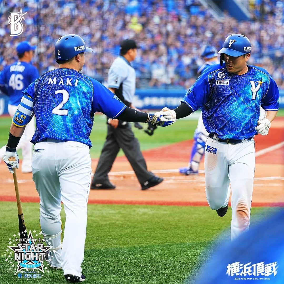 横浜DeNAベイスターズさんのインスタグラム写真 - (横浜DeNAベイスターズInstagram)「. 初回に #宮﨑敏郎 選手の一打で先制点を奪い、3回にも加点すると、5回に打者一巡の猛攻で一挙5点を追加して大きくリードを奪う！ 先発の #バウアー 選手もテンポの良い投球で相手打線を封じていき、7回10奪三振無失点の快投で自身8勝目！2連勝！  DB 8 - 2 D  #スターナイト #baystars」8月9日 21時57分 - baystars_official