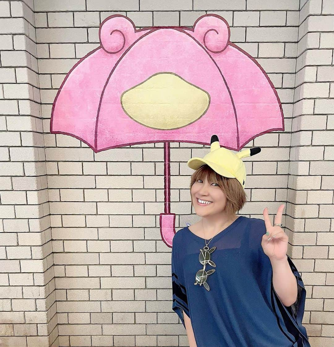 松本梨香さんのインスタグラム写真 - (松本梨香Instagram)「愛愛傘☂️ #ポケモン #ヤドン」8月9日 22時30分 - rica.matsumoto