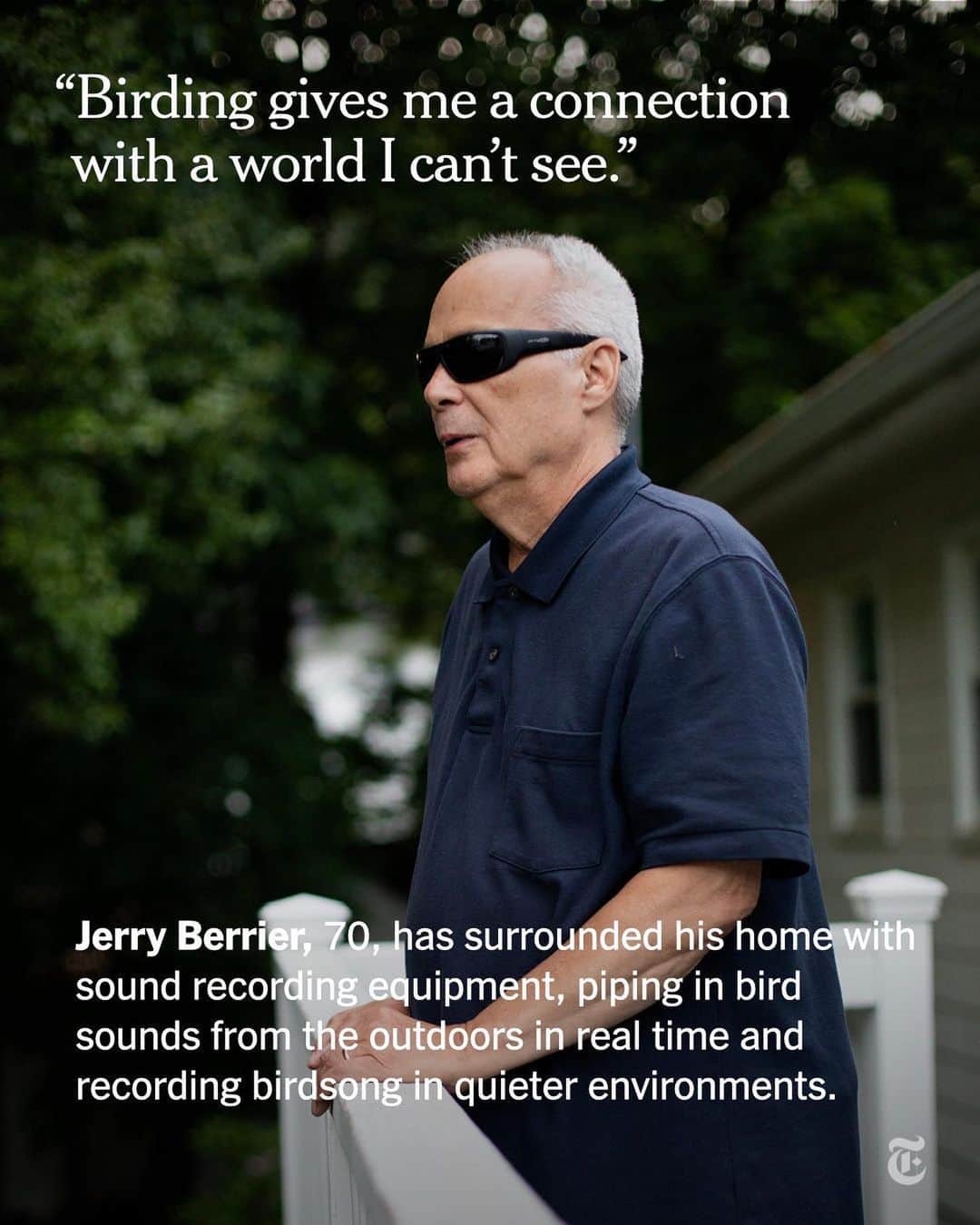 ニューヨーク・タイムズさんのインスタグラム写真 - (ニューヨーク・タイムズInstagram)「For some blind birders, avian soundscapes are a way to map the world around them. Increasing noise pollution is imperiling that navigation.  As the birding community grows larger and more diverse, birding clubs and conservation organizations are thinking more about accessibility. This is changing the way they talk about birding and think about it, said Sarah Courchesne, a Massachusetts Audubon program ornithologist in Newburyport.  For one thing, the terminology is evolving. According to Freya McGregor, a 35-year-old birder and occupational therapist specializing in blindness and low vision, the term “birder” was once reserved for those who were more serious than the hobbyist “bird watcher.” But increasingly, “birder” is becoming a catchall, thanks to a growing awareness that some hobbyists identify birds not by watching, but exclusively by listening.  But the notion of “a bird heard” is becoming increasingly imperiled as noise pollution brings about fundamental changes in the way nature sounds. Ornithologists have reported birds changing the tenor of their calls as they strain to be audible over the din of human-made noise — whether it’s cryptocurrency mining or just the everyday sounds of leaf blowers or car traffic.  Tap the link in our bio to read about how some blind birders map the world around them. Photos by @kayanaszymcza and @jimwilson125」8月9日 22時40分 - nytimes