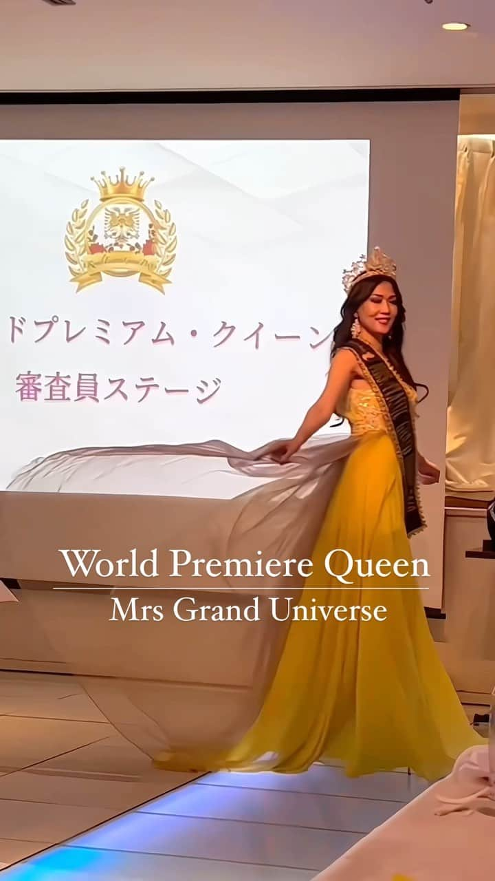 浅井香葉子のインスタグラム：「ロイヤルエスコートグランプリ JAPANファイナルで  歴代のWorld Premiere Queen ステージを 歩かせて頂きました✨  2019年に Mrs Grand Universe世界大会にて 初代グランプリを受賞してから4年  2023年度のJAPAN代表が決まり フィリピンでの世界大会がやっと復活  オートクチュールで作られた 思い出のイエローのドレス 日本帰国後の祝賀会でも披露したなー✨  オーガナイザー飛鳥さんの見守る中 @naitohasuka  クラウンを引き継ぐ ファイナルウォークのつもりで歩きました👑 感無量✨  〜歩き方次第で世界が変わる〜  全ては自分と向き合うことから  ＿＿＿＿＿＿＿＿⭐︎＿＿＿＿＿＿＿  「在り方・歩き方・魅せ方」で あなたの存在そのものを輝きに導く MUSEL Walking & Life Academy  👠レッスン申込みは @asaikayoko プロフィールURLから  👠LINE公式でレッスン案内しています。お友達登録してねとランウェイ  〜歩く力で世界を変える〜 「WALK on EARTH」プロジェクト @walk.on.earth.project   地球の自然と生きものが調和した世界で 世界中の人が年齢・性別・環境に捉われず 自分らしくいのちを輝かせ大地を歩き 豊かな人生を送る世界の実現🌏  #浅井香葉子 #lifeshiftwalking #ライフシフトウォーキング #ウォーキング講師 #ウォーキングレッスン #ハイヒールウォーキング #ウォーキングレッスン東京 #walknista #ウォークニスタ #muselwalk #ミセスグランドユニバース #ミセスコンテスト #コンテストウォーキング #ロイヤルエスコートグランプリ #ロイヤルエスコートグランプリ日本大会2023 #ロイヤルエスコートグランプリ世界大会 #royalescortgrandprix」