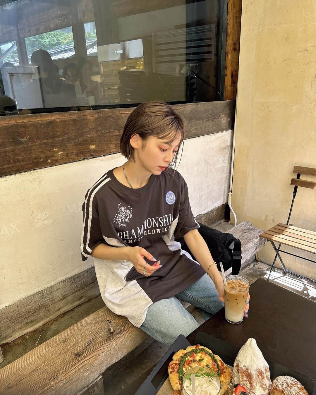 高橋野乃子さんのインスタグラム写真 - (高橋野乃子Instagram)「． @cafe.onion 🇰🇷  #韓国カフェ  #cafeonion」8月9日 23時49分 - _nonstyle_