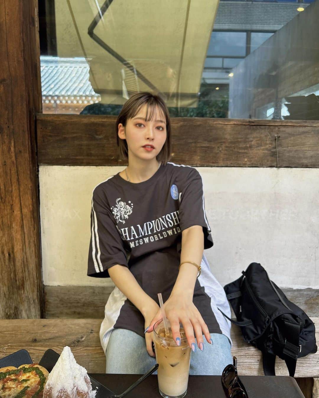 高橋野乃子さんのインスタグラム写真 - (高橋野乃子Instagram)「． @cafe.onion 🇰🇷  #韓国カフェ  #cafeonion」8月9日 23時49分 - _nonstyle_