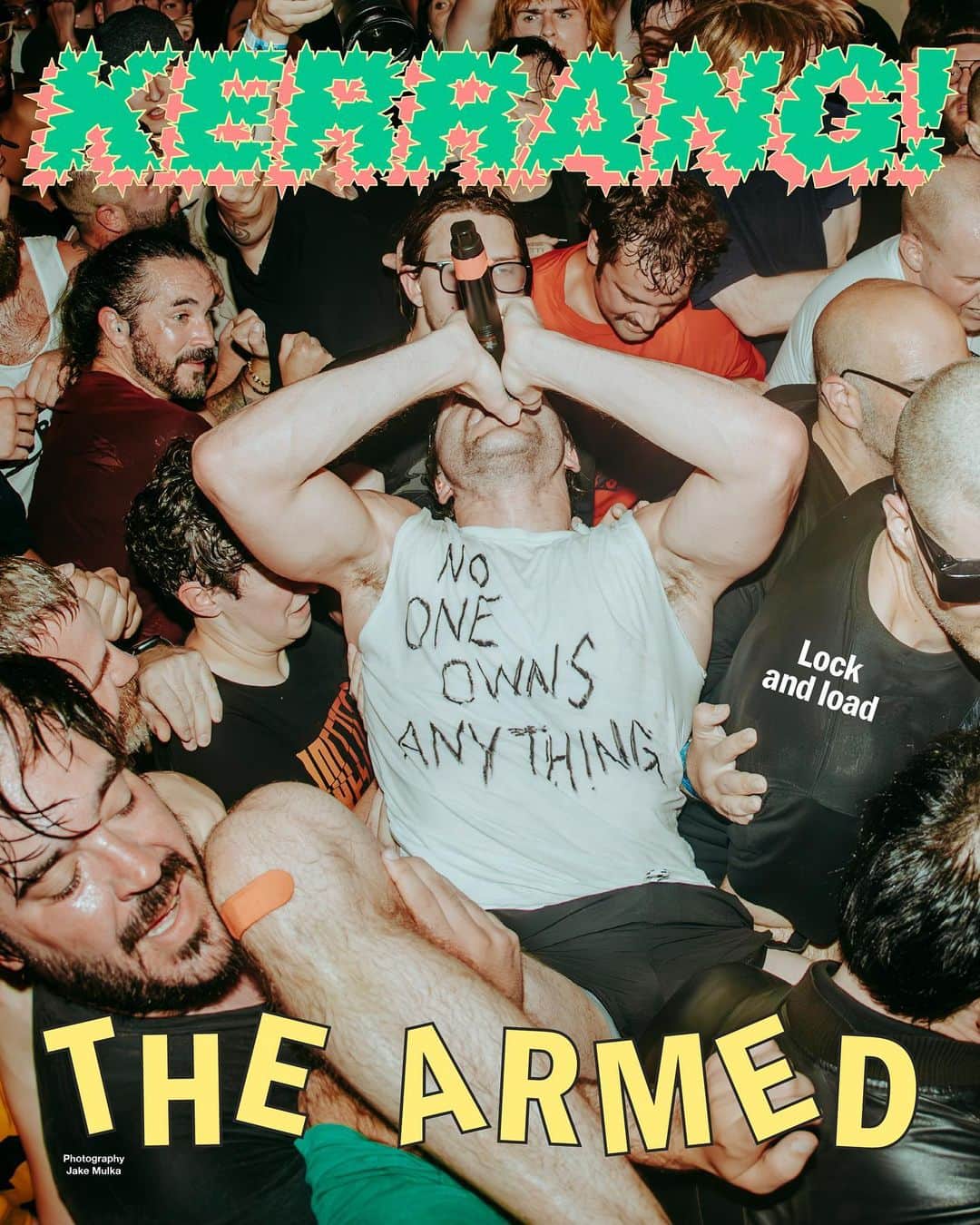 Kerrang!さんのインスタグラム写真 - (Kerrang!Instagram)「Kerrang! Cover Story 💥  “This was always supposed to be magical and bizarre, but never just fucking pretend”   After years as the slipperiest enigma in alternative music, The Armed are finally setting the story straight. Well, kinda. Strapping ourselves to the anarchic collective as they kick off celebrations for fifth LP Perfect Saviors, K! finds there’s still no easy way out once you’ve fallen into their intoxicating tangle of politics and philosophy, muscle and mayhem…   Read the interview now at the link in bio 🔗   ✍️: @samlaw1000  📸: @jmulka  🎨: @aledsavedlatin   #kerrangcoverstory」8月10日 0時00分 - kerrangmagazine_