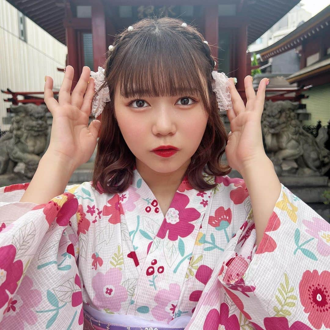 桜田アンナさんのインスタグラム写真 - (桜田アンナInstagram)「あんなちゃんと 浴衣デート、する？  #浴衣　#夏祭り　#浴衣ヘア  #浴衣コーデ  #浴衣女子  #浴衣デート  #夏休み  #ヘアアレンジ #純情のアフィリア　#あんなかわいい　#idol #japan」8月10日 0時13分 - iamannakawaii