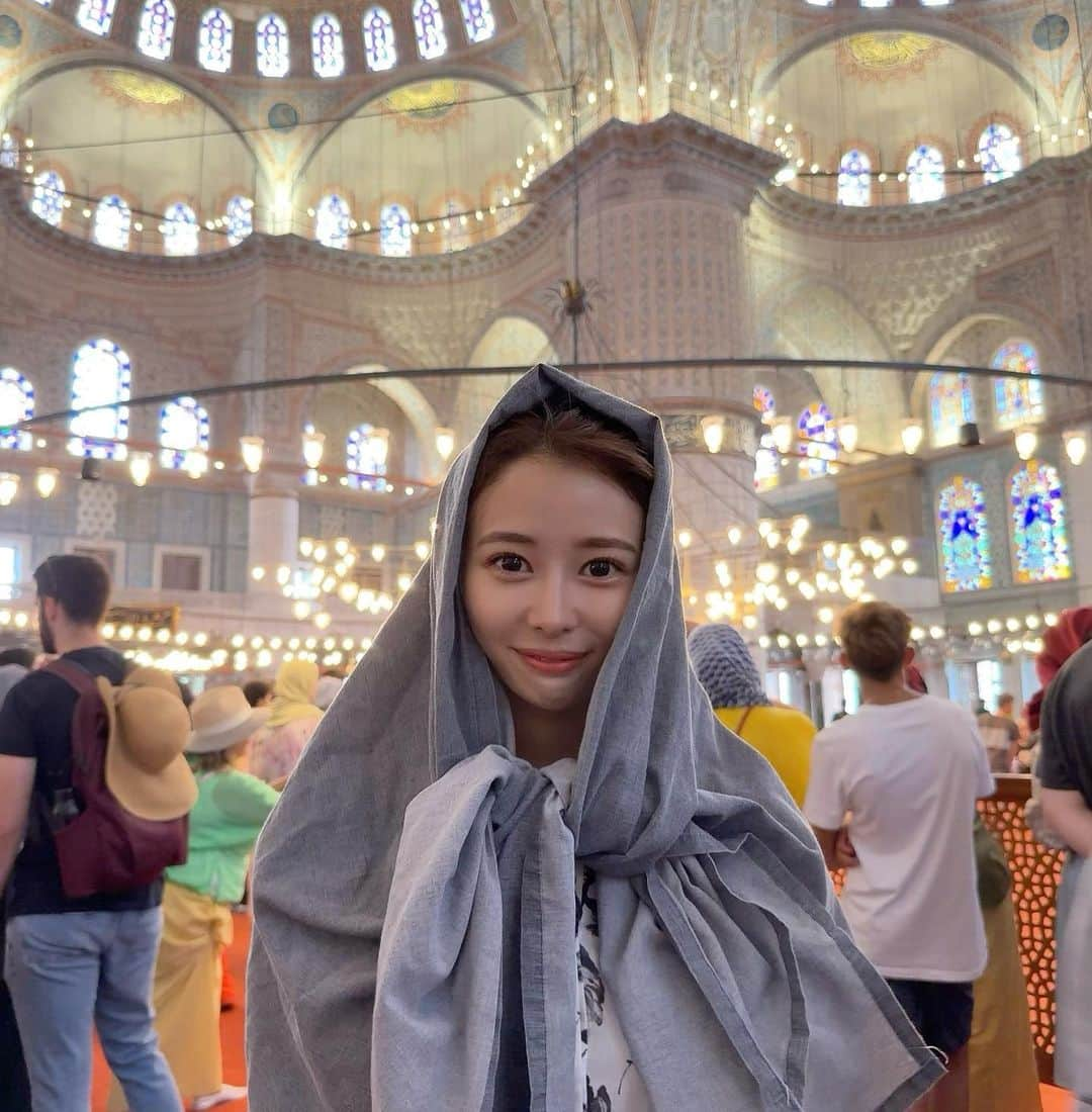 泉玲菜のインスタグラム：「. . 🇹🇷💕 . . #Türkiye #sultanahmet #sultanahmetmosque」