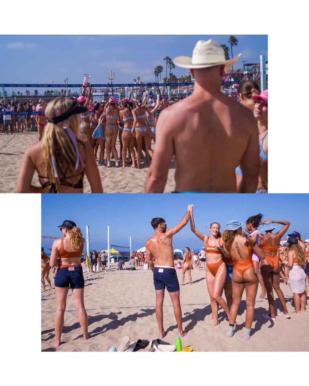 Pete Halvorsenさんのインスタグラム写真 - (Pete HalvorsenInstagram)「The Charlie Saikley 6-Man Tourney always brings out the best in Manhattan Beach. Here is the first of a few posts from the weekend on the hot sand of the legendary south side of the Manhattan Beach Pier.   Leica M11 - 90 mm + 50 mm + 21 mm / #MB6man」8月10日 1時19分 - petehalvorsen