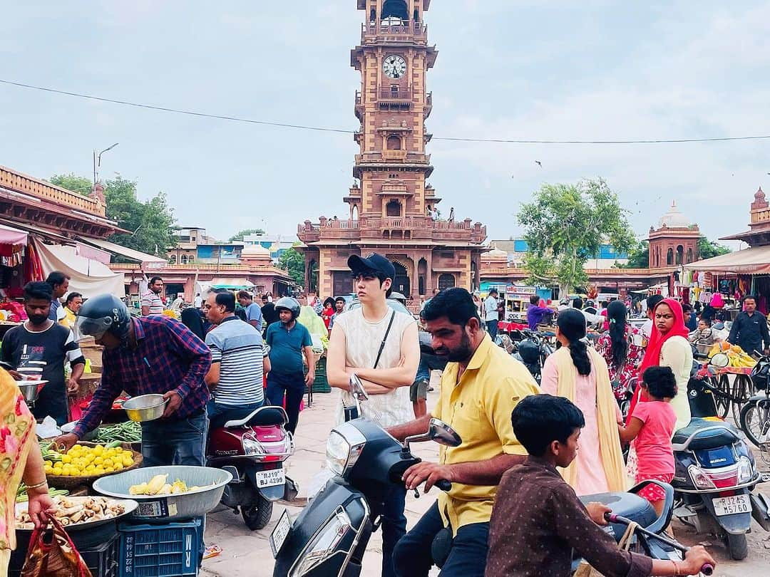 イ・サガンさんのインスタグラム写真 - (イ・サガンInstagram)「magical 💙🩵💙🩵  #jodhpur #mehrangarh #india #indiatrip #indialocation #rajasthan #jodhpurcity  .」8月10日 1時22分 - leesagan