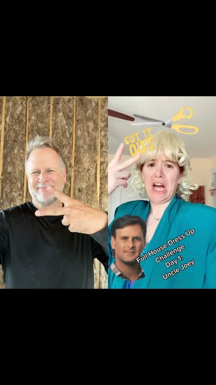 デイブ・クーリエのインスタグラム：「I want to see YOUR best #JoeyGladstone impersonation. Post with the hashtag #FullHouseRewind and I’ll feature my favorites!   #fullhouse #davecoulier #cutitout」