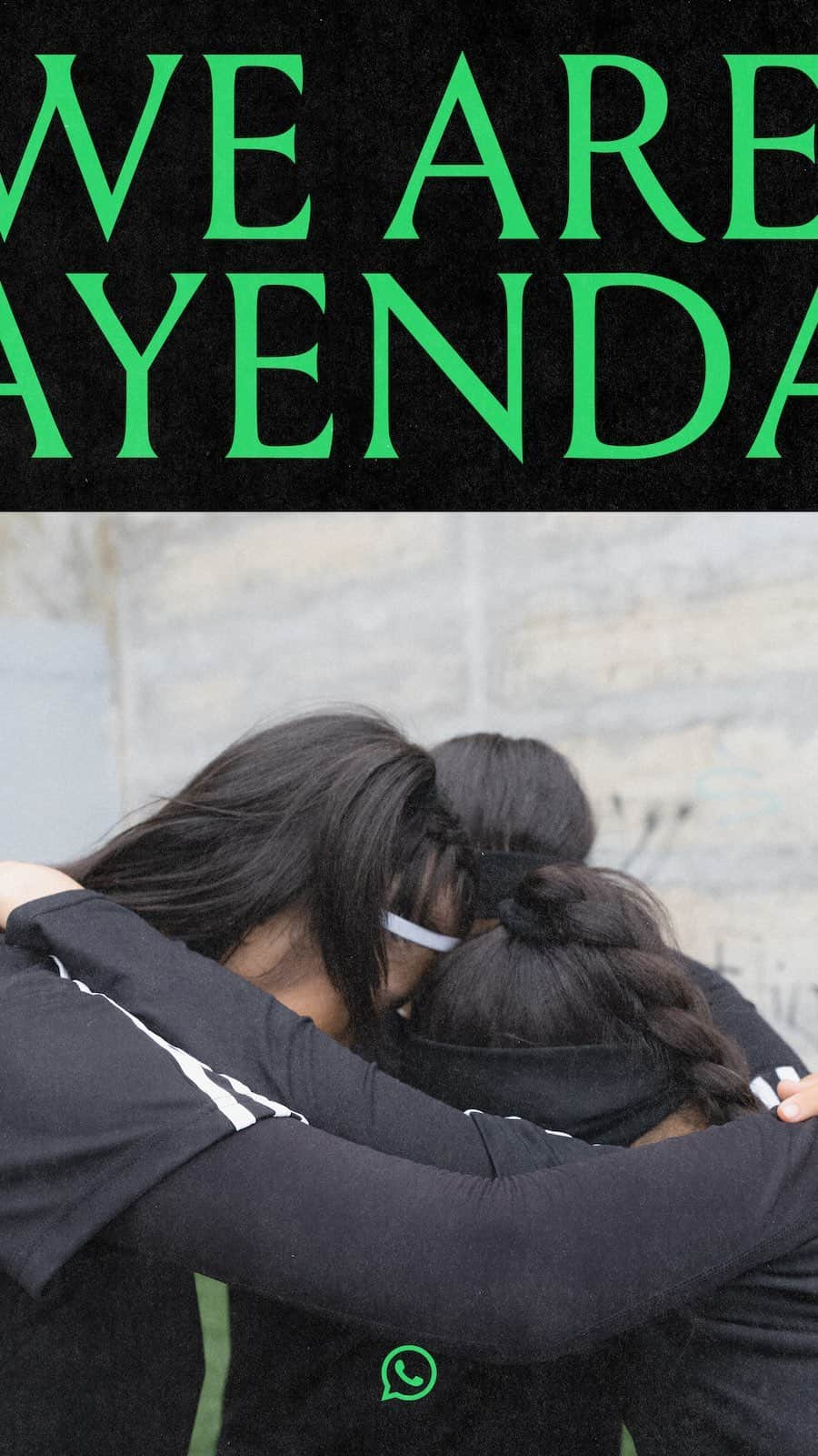 ユスラ・マルディニのインスタグラム：「Make sure to watch this amazing new film, “We Are Ayenda,” which tells the incredible story of how human perseverance and the technology of WhatsApp helped to save the lives of the Afghan Youth Women’s National Football Team during the evacuation of Kabul. The team, like myself and so many others, were forced to flee their homes, but the film shows the incredible things that refugees can achieve wherever they go- and how technology can be a force for good. The movie is now live! you can watch it on @primevideo @whatsapp #WeAreAyenda #whatsapppartner」