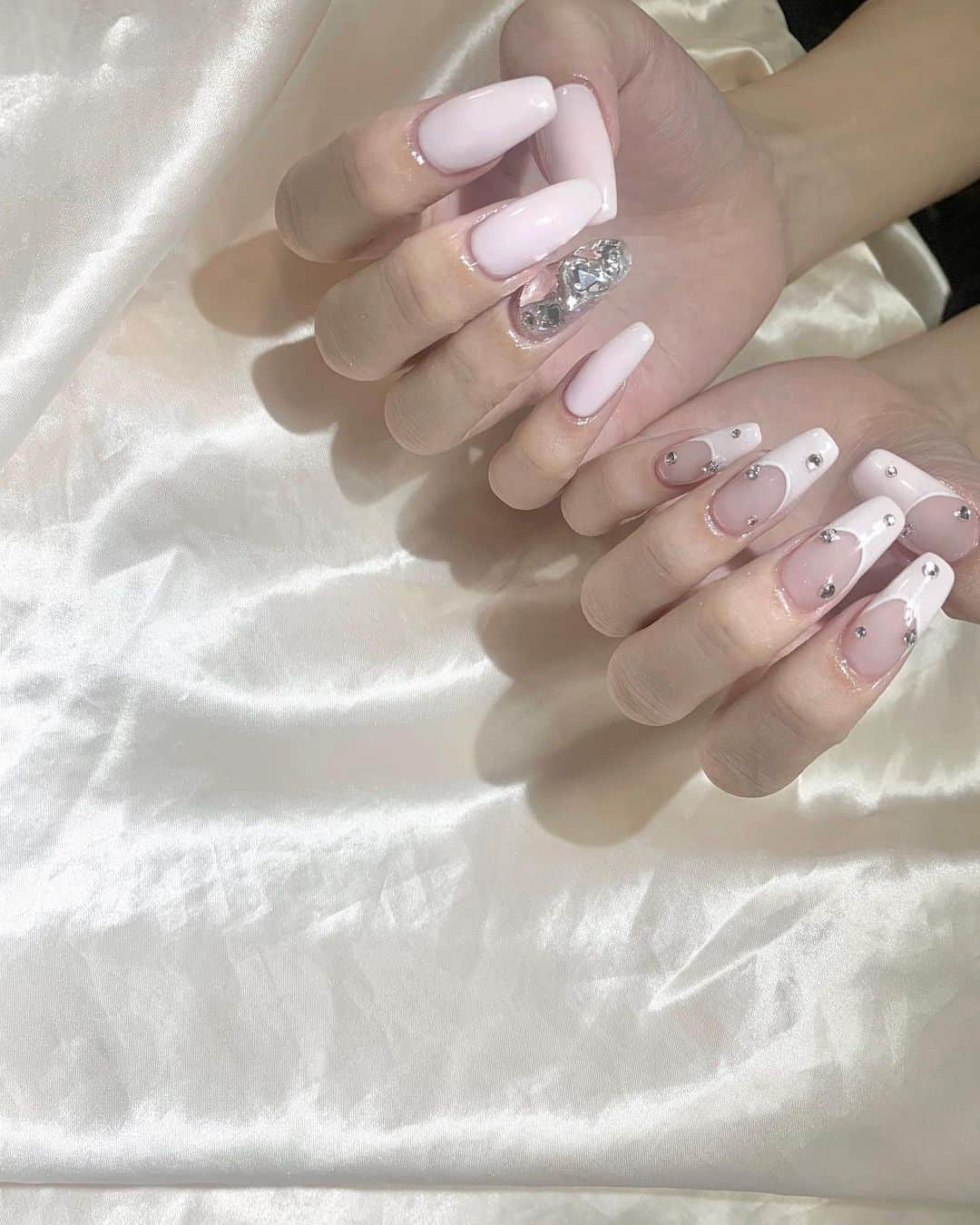 なかにしりあんさんのインスタグラム写真 - (なかにしりあんInstagram)「Baby pink🤍💗 #ネイル #nail #フレンチネイル」8月10日 12時51分 - nakanishirian