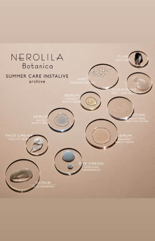 シンシア・ガーデンのインスタグラム：「. @nerolilabotanica_official   限定キットご紹介LIVEご覧いただき ありがとうございました☺️  ネロリラチームの私達も実際に愛用している ポンプタイプで使いやすいクレンジング大容量と 夏のお肌に寄り添うセレクトキットです！ ぜひこの機会にお試しくださいませ🤍💫  数量限定販売 【リセットクリアージェルオイル】 大容量240g　￥8,800 税込  【アフターサンケアキット】約22%OFF ・ブライトニングモイスチャーローション ・レスキュービューティーセラム  ・〈ブラウンシュガーファースト〉マザーズハーブ ￥15,400 税込（定価￥19,910）  【サマーボディケアキット】約20%OFF ・宇宙コンニャク×2 ・ブルーミングシャワー ミニサイズ付き ￥9,900 税込（定価￥12,320相当）    お取り扱い店舗は、 シンシア・ガーデン 青山本店 @sincere_garden_aoyama  シンシア・ガーデン 岡山店 @sincere_garden.okayama  新宿伊勢丹本館地下2階 ビューティーアポセカリー/シンシア・ガーデンコーナー @isetan_beautyapothecary   #シンシアガーデン#sinceregarden#ネロリラボタニカ#nerolilabotanica#ライフスタイルメディスン#lifestylemedicine」