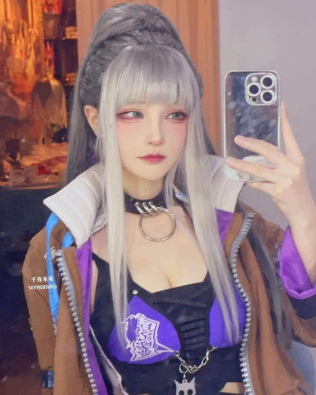 千夜未来のインスタグラム：「bilibiliチャンネルが100万フォロワーを突破！お祝い」