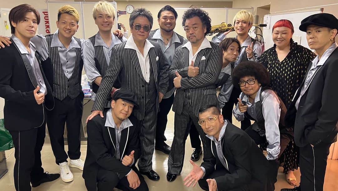 パパイヤ鈴木のインスタグラム：「東京公演２日間本当に楽しかった！ この歳になってこんな気持ちになれるなんて！ 感謝しかありません！！ 本当にありがとうございました！ 次は福岡！！！ #funkydiamond18」