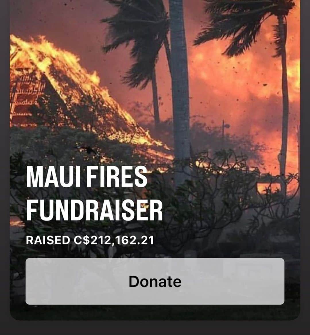 ジュエル・ステイトのインスタグラム：「My heart is broken. It’ll never be the same again. West Maui, the best place on earth and my second home. Please donate.」