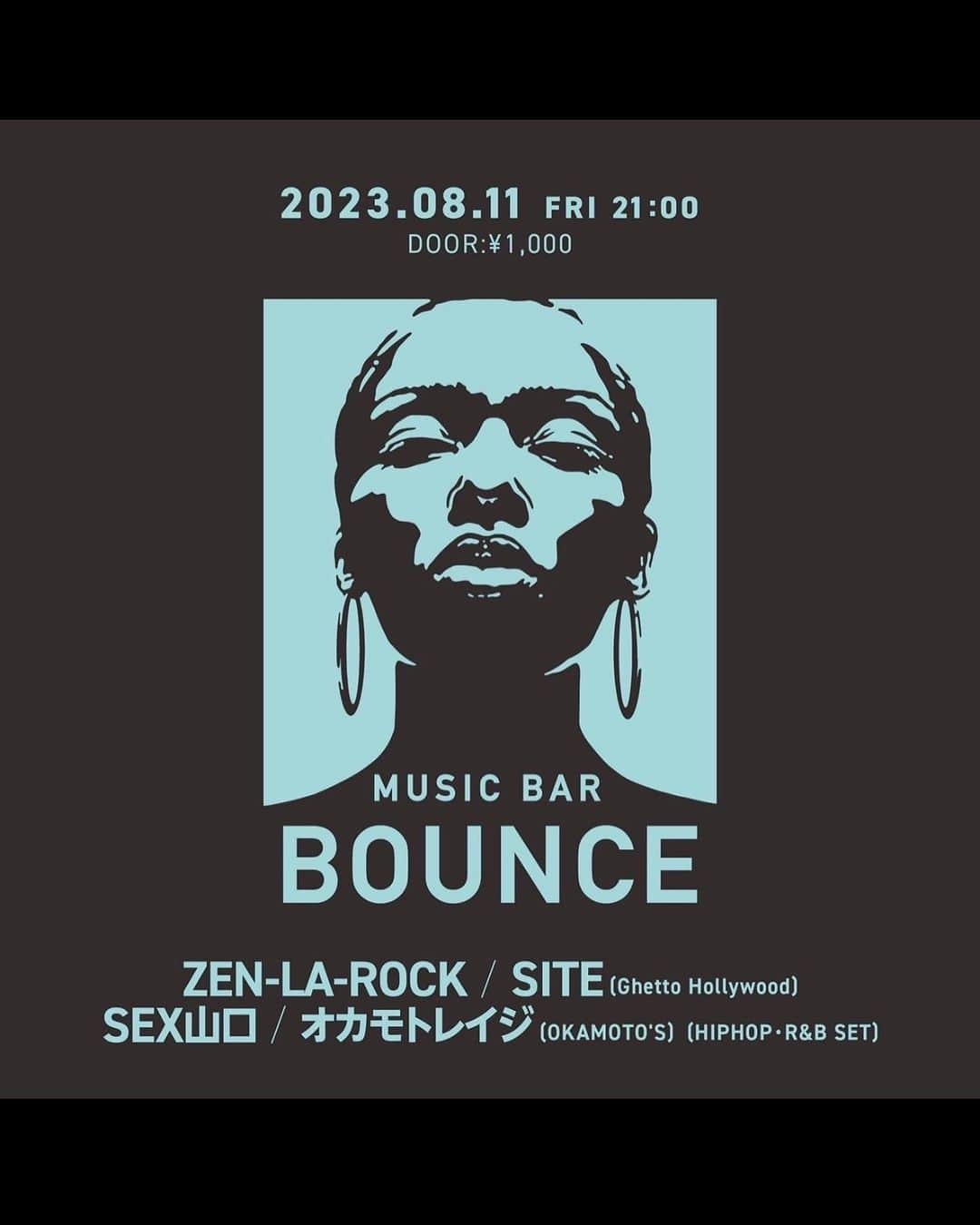 ZEN-LA-ROCKのインスタグラム：「お盆突入🎐 今週末のご案内 ◆金曜夜 @musicbarbounce にて素敵面子にてP/A/R/T/Yです ◆金曜その前にっ BAYFMに出演します📻 19時過ぎ予定っ 是非聴いてくださいませ @ryoizuno 🙏🏽🙏🏽🙏🏽ですっ ◆日曜 先週に引き続き池袋西武7F🏢 今週も濃いです🥹‼️ 見れるのか生16連打🔥🍉🔥 俺はMCとして今週は参加いたします。 是非各現場にお集まり下さいませっ」