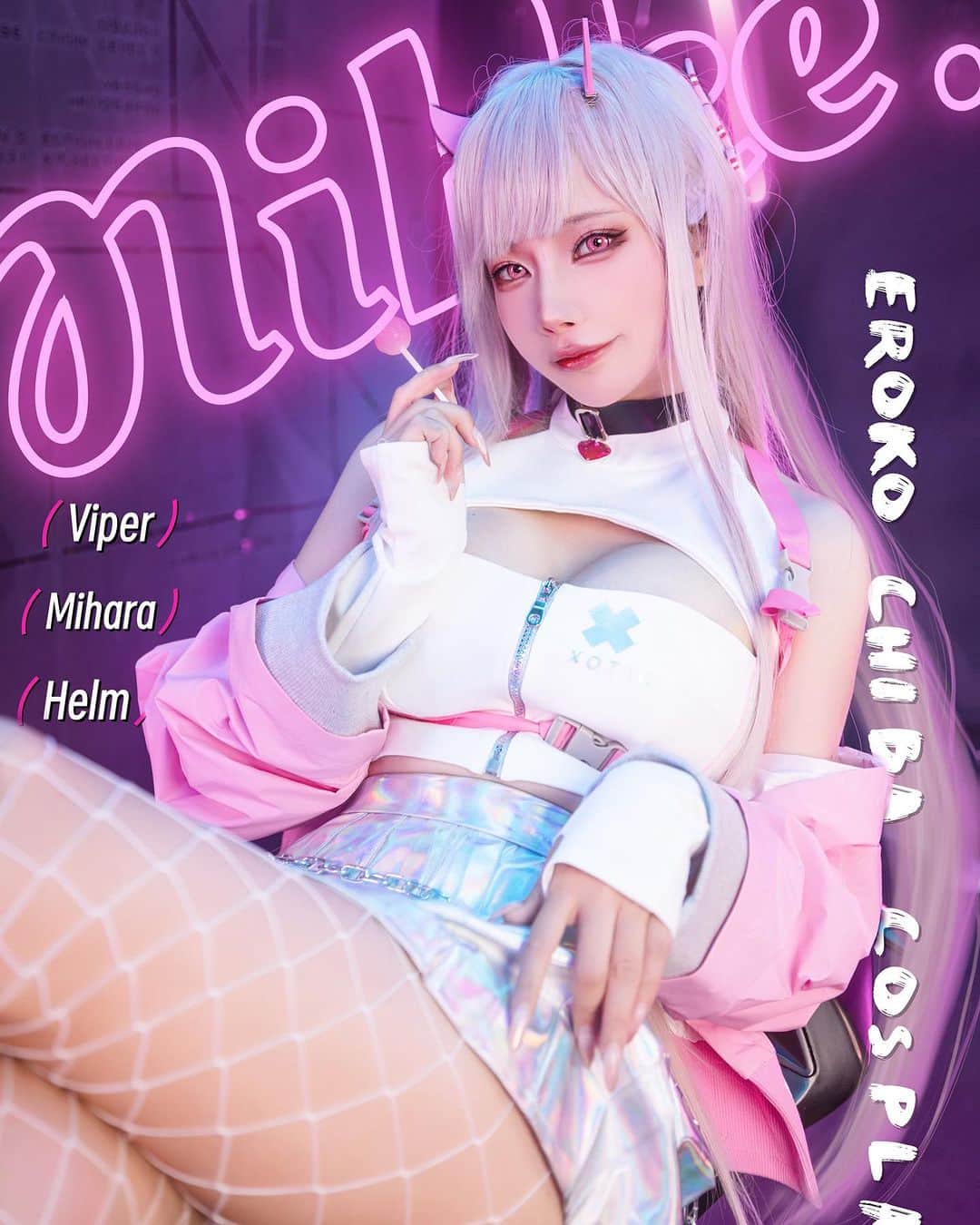 EROKOのインスタグラム：「Sample of my new Nikke photo book which will be released on C102~ I’ll be waiting at 「す-08ab チュチュ保護委員会」Please come to see me there🥰」