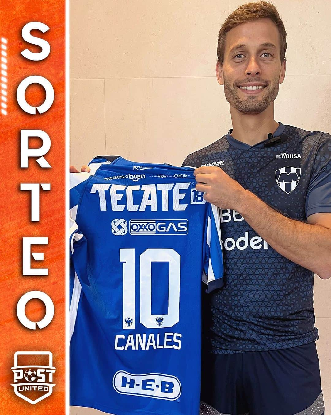 セルヒオ・カナレスのインスタグラム：「🔒 SORTEO CERRADO 🔒   📲 El ganador es: @alexjurado.10 ¡Enhorabuena!   🎁 ¡SORTEO ESPECIAL!   🇲🇽😍 ¡Consigue la CAMISETA de CANALES con el MONTERREY!  1️⃣ Sigue a @sergiocanalesoficial ⚽️ 2️⃣ Sigue a @postunited ✅ 3️⃣ Dale ❤️ a esta publicación  4️⃣ Menciona a 1 amigo 👤  🔥 ¡Cuantas más veces comentes más opciones tienes de ganar!  🔜 Anunciaremos el ganador el próximo miércoles 16 de agosto a las 19h(🇪🇸)  ¡MUCHA SUERTE A TOD@S! 🍀 . #canales #monterrey #futbol #sergiocanales」