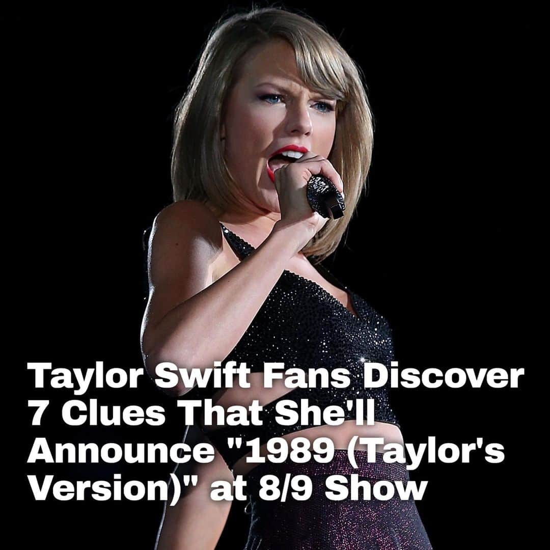Just Jaredさんのインスタグラム写真 - (Just JaredInstagram)「Taylor Swift is preparing to close out the current U.S. leg of the "Eras Tour" tonight and fans are convinced she's going to announce #1989TaylorsVersion at the show. Check out the seven clues at the LINK IN BIO! #TaylorSwift #ErasTour Photo: Getty」8月10日 4時00分 - justjared
