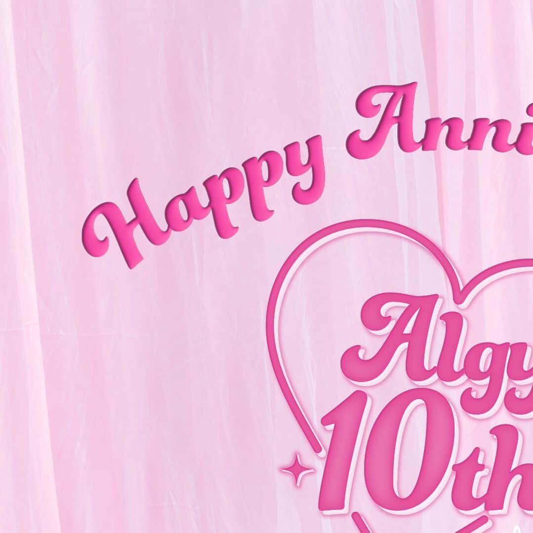 ALGY 【alternative + girly ＝ ALGY 】さんのインスタグラム写真 - (ALGY 【alternative + girly ＝ ALGY 】Instagram)「. Happy 10th anniversary❤︎  ALGYはこの秋10周年を迎えます。 ALGYに関わってくださったすべての人たちへ 10年間のありがとうを。 お客様も、お取引先様も、スタッフも。 みんなで一緒にお祝いしていただけませんか？  . . . @sonopy526   #ALGY #アルジー #10thanniversary  #anniversary #10周年記念 #10歳誕生日 #23aw」8月10日 7時31分 - algy_official