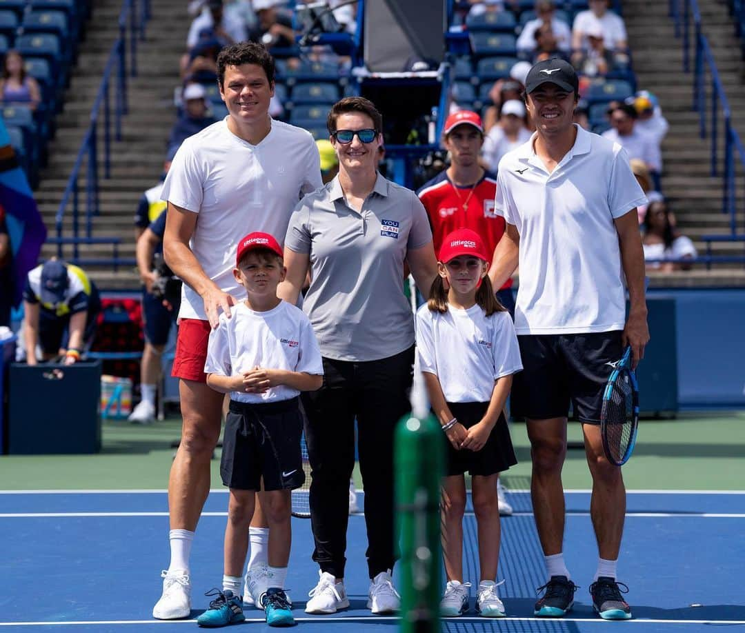 ダニエル太郎のインスタグラム：「Couldn’t fend off the canons today but great week in @nbotoronto ! Off to prepare for the US Open coming up   トロントでは2回戦敗退でした。良い大会でした！次のUS Openに備えます。応援ありがとうございました！  📸 @atptour」