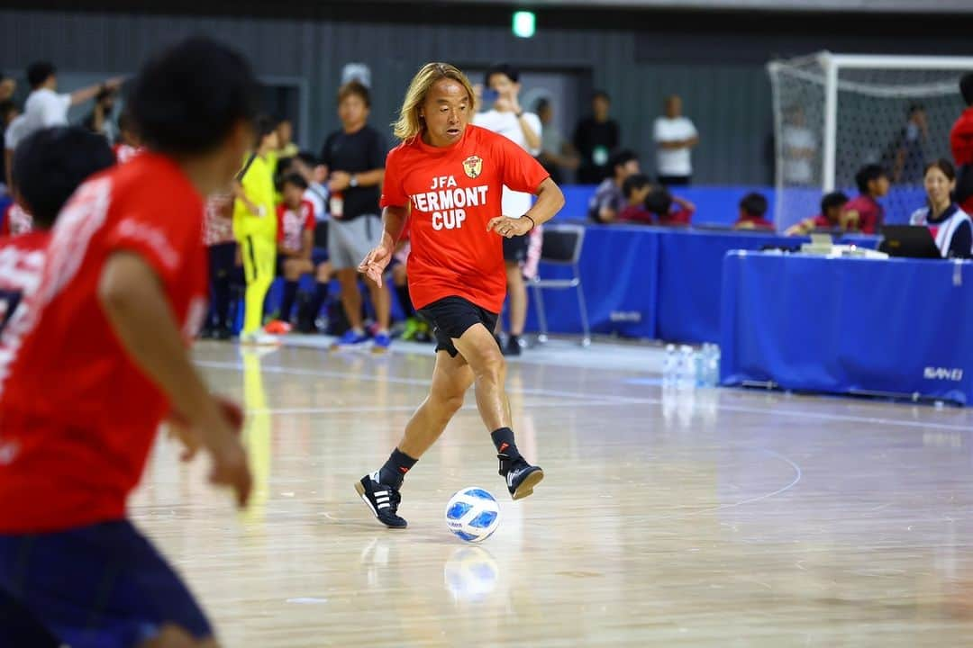 北澤豪さんのインスタグラム写真 - (北澤豪Instagram)「JFA バーモントカップ 第33回全日本U-12フットサル選手権大会 エキシビジョンマッチ」8月10日 9時00分 - tsuyoshi_kitazawa_official