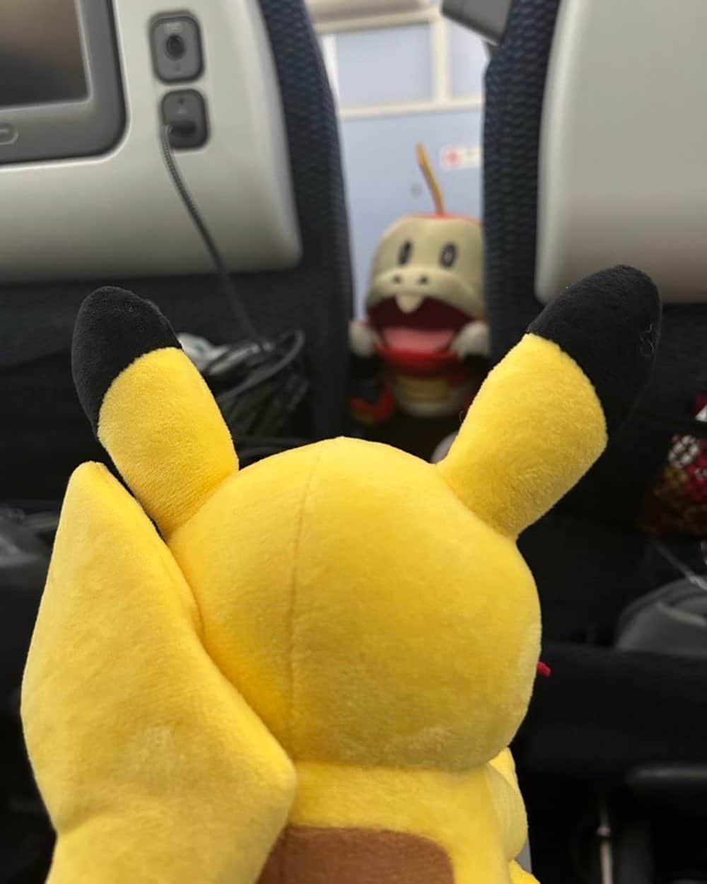 Pokémonさんのインスタグラム写真 - (PokémonInstagram)「We made a friend on the flight to #PokemonWorlds」8月10日 9時38分 - pokemon