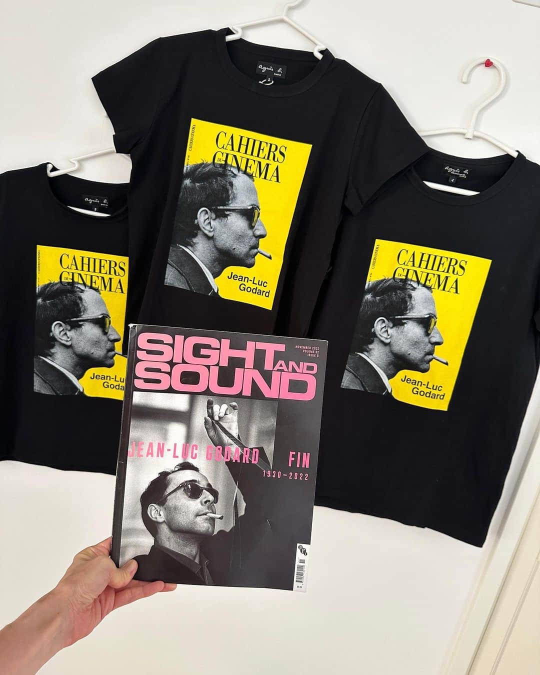 SHOKOさんのインスタグラム写真 - (SHOKOInstagram)「Jean-Luc Godard🇫🇷❤️ T-shirt @agnesb_officiel」8月10日 9時40分 - shoko_london
