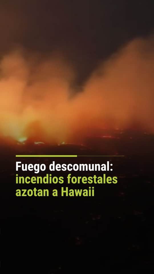 Primer Impactoのインスタグラム：「🔥 Incendios forestales en Hawaii dejan varios muertos y miles de personas evacuadas. Las llamas siguen sin control debido a los fuertes vientos. @officialjackieg nos da más información.   📺 Más en Primer Impacto a las 5pm/ 4C de lunes a viernes por @univision   #incendio #incendiosforestales #hawaii #primerimpacto」