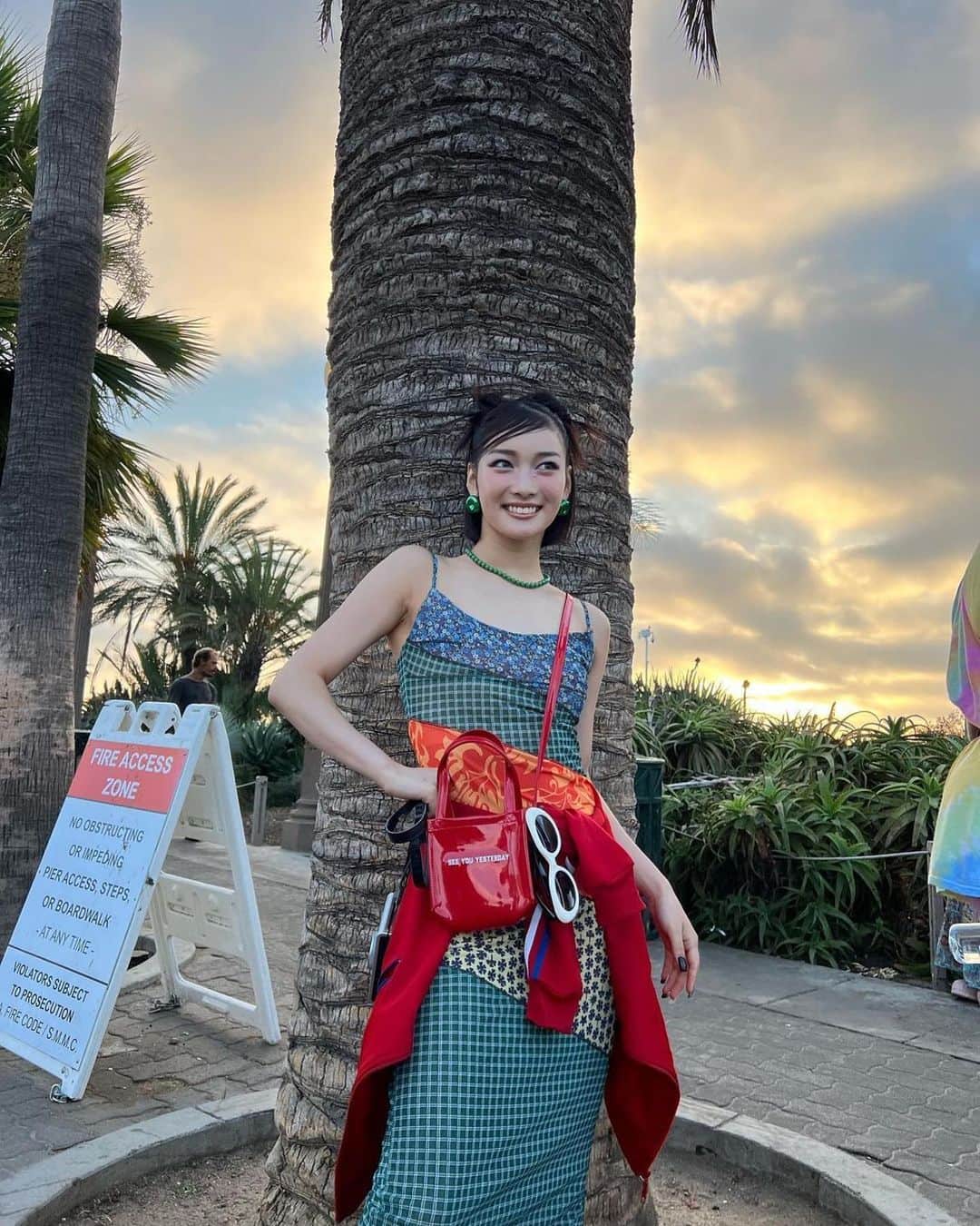 のインスタグラム：「🦭💕🐬👙 #JURIN A few memories in Santa Monica beach🏝️💞💛」