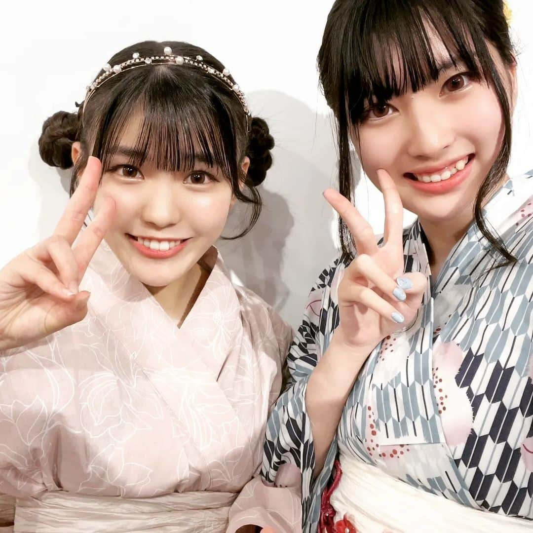 岩脇瑠菜（るなっち）さんのインスタグラム写真 - (岩脇瑠菜（るなっち）Instagram)「シブサンdeカフェありがとうございました✨初めましての方とも話せて超楽しかった〜〜〜✌️#プラチナムプロダクション  #シブサン  #カフェ  #浴衣  #夏」8月10日 11時09分 - la_luna_photo