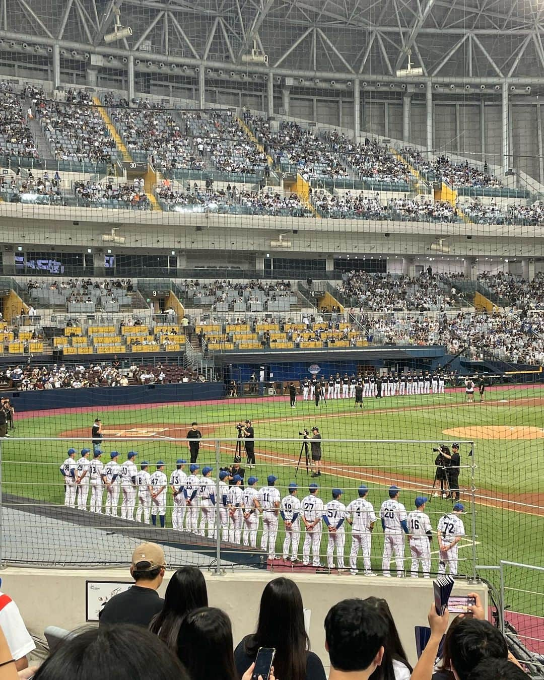 ミナ さんのインスタグラム写真 - (ミナ Instagram)「몬스터즈 화이팅!!! 😈🧢⚾️」8月10日 20時54分 - bbang_93