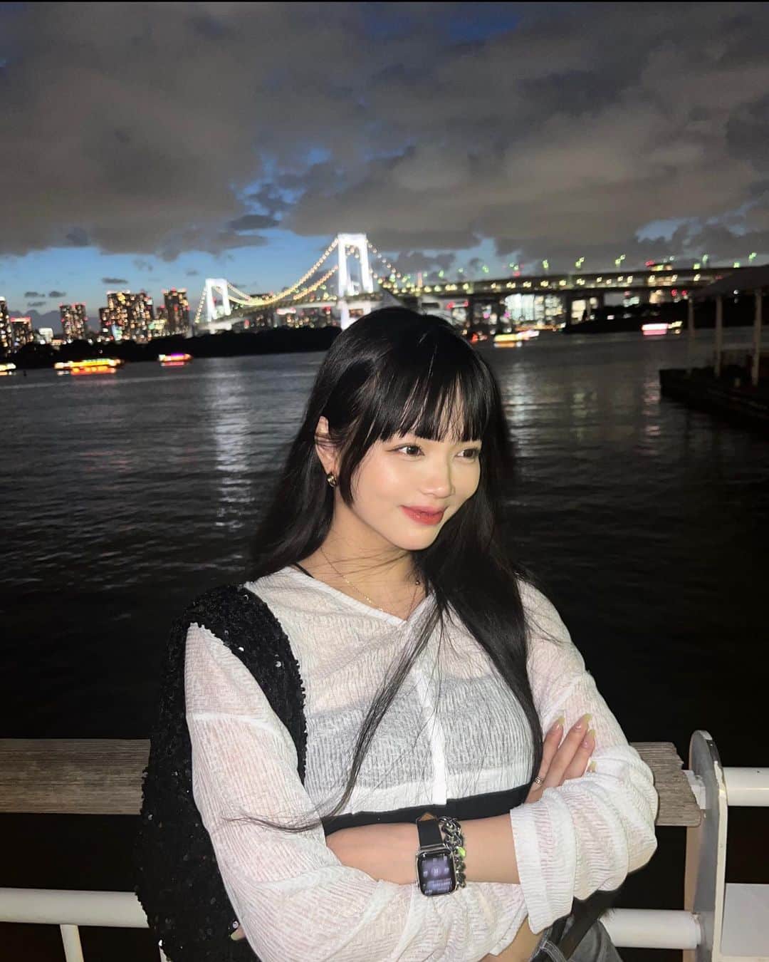 仲本莉絵瑠のインスタグラム：「お台場- ̗̀( ˶^ᵕ'˶)b」