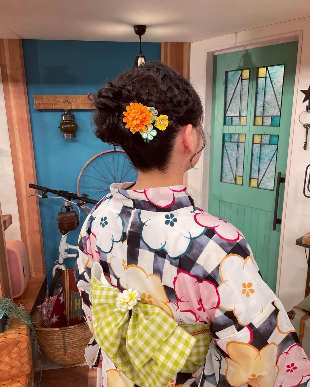 谷元星奈さんのインスタグラム写真 - (谷元星奈Instagram)「* 先週のスロイジ浴衣ウィーク👘⭐️  前回の投稿に続き、火曜日に着付けて頂いた浴衣は こんな感じでした✨  #スロイジ#浴衣ウィーク#浴衣#ゆかた#着付け #浴衣ヘア#浴衣ヘアアレンジ#夏#夏休み#着物 #カンテレ#アナウンサー#谷元星奈」8月10日 21時28分 - tanimoto_seina