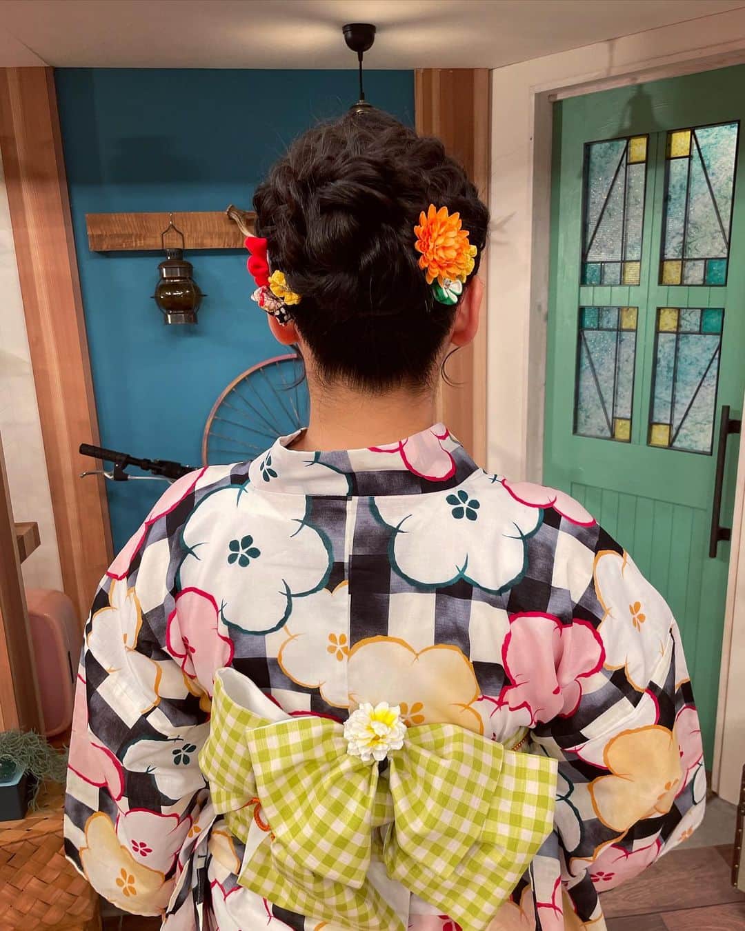 谷元星奈さんのインスタグラム写真 - (谷元星奈Instagram)「* 先週のスロイジ浴衣ウィーク👘⭐️  前回の投稿に続き、火曜日に着付けて頂いた浴衣は こんな感じでした✨  #スロイジ#浴衣ウィーク#浴衣#ゆかた#着付け #浴衣ヘア#浴衣ヘアアレンジ#夏#夏休み#着物 #カンテレ#アナウンサー#谷元星奈」8月10日 21時28分 - tanimoto_seina