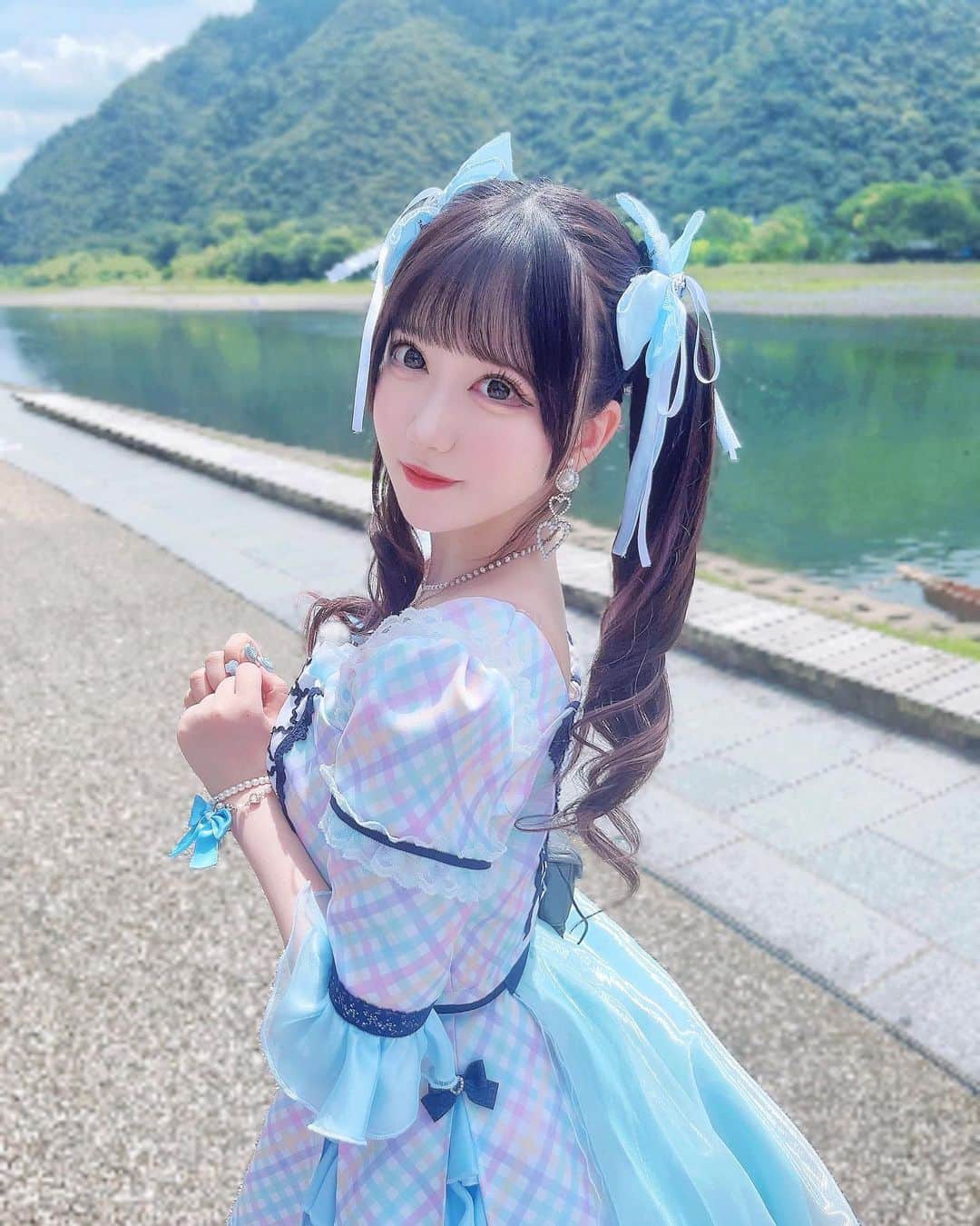 水野愛理のインスタグラム：「とびっきりかわいい衣装で高めツインテールあいどるやああ  ☾  ☾  ☾  ☾  ☾  ☾  ☾  ☾  ☾  ☾  ☾  ☾   #アイドル  #idol  #あいどる  #アイドル衣装  #衣装 #ツインテール  #ヘアアレンジ  #ヘアアレンジ簡単  #エクステ  #ロング #自撮り #他撮り #雰囲気 #自撮り女子  #雰囲気女子  #雰囲気好きな人いいね  #量産型ヲタク  #量産型  #量産  #地雷 #地雷系女子  #地雷女  #メイク」
