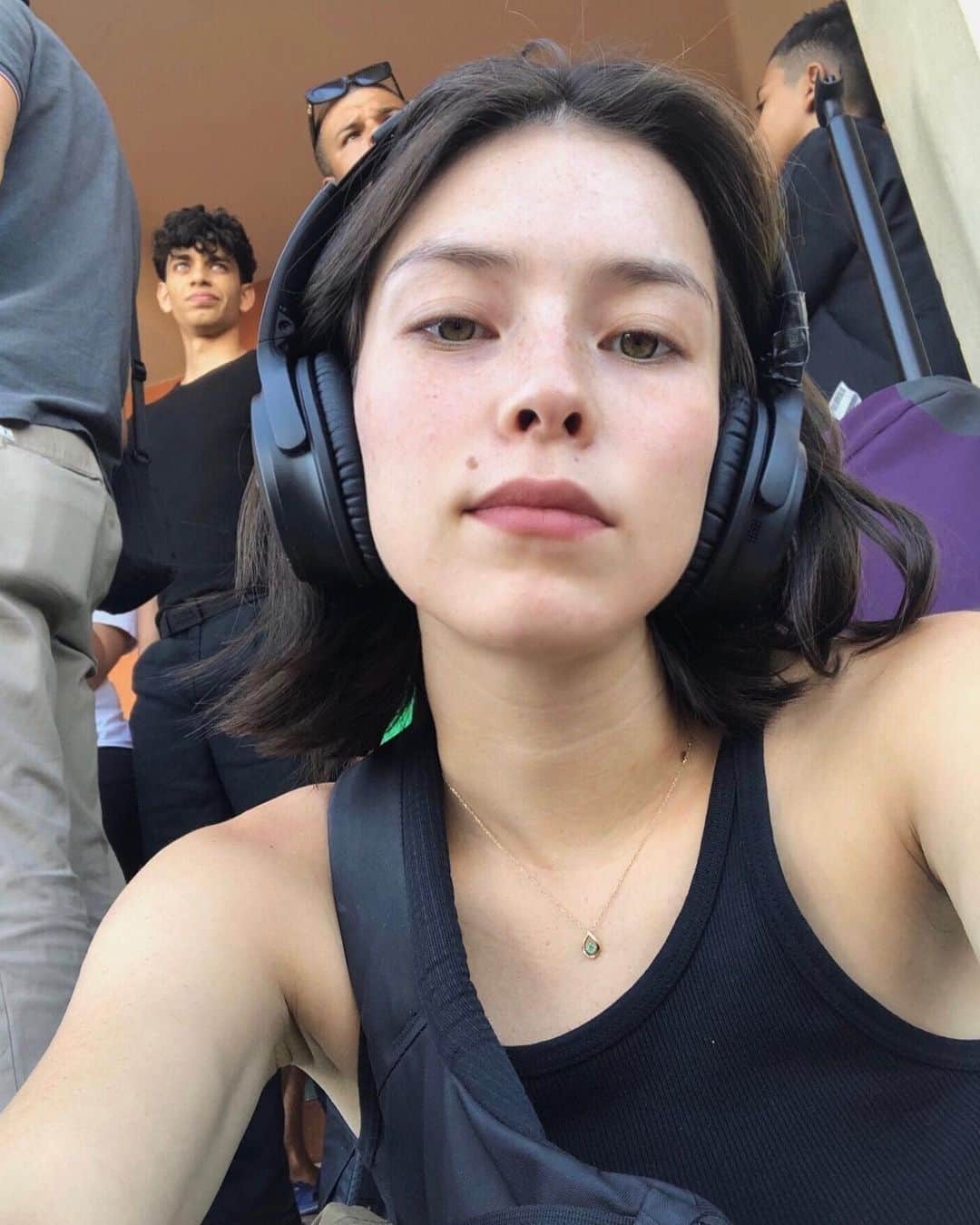 リアンのインスタグラム：「- me being told the ferry to Albania is canceled after not sleeping for 40 hours, wondering where I sleep that night 🌪️🌦️🌪️ (the face of two guys behind me should explain how annoyed everyone were haha) ⁡ ⁡ ⁡ also my travel update !!!!! I was meant to be back in Melbourne few days ago but loving my time here in Europe too much that I extended my travel by one month so I’ll be back in Melbourne sometime in September 🤭💞 So catch me then hehe  Can’t wait to see everyone!! I have so many fun stories🫶 ⁡ ⁡ ⁡」