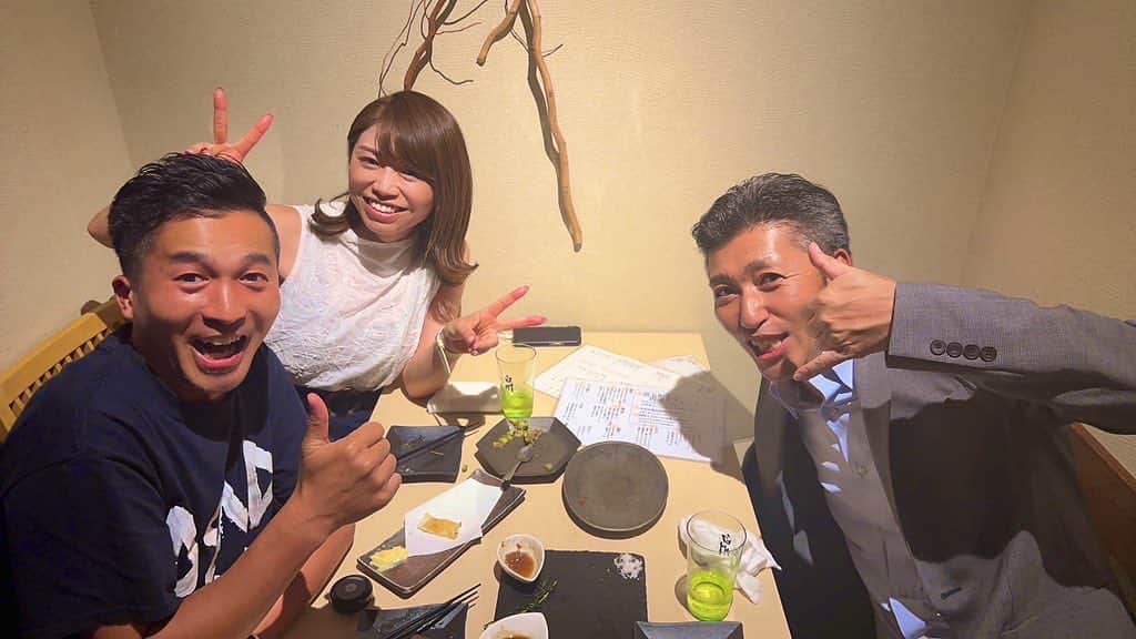 小林アナさんのインスタグラム写真 - (小林アナInstagram)「いつしかの。 NACK5のダンディズムと 代打の神　柴田聡と👼 有意義な時間を過ごさせていただきました！  #ごち飯 #肉酒場ばく」8月10日 15時25分 - genkobiribiri