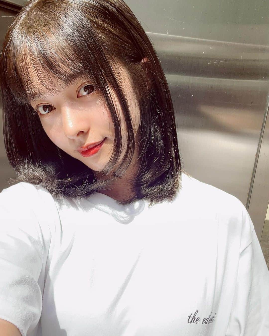 青山明日香のインスタグラム：「hair style...♡  色落ち明るめに🤭 今回も素敵なカラーありがとうございますっ😊  #hairstyle #haircolour #shima #linky #hair #model#フリーランス #モデル」