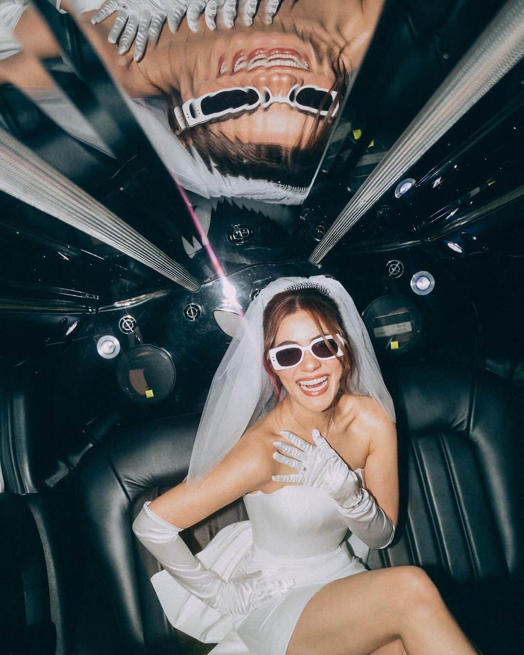 キンバリー・アン・ウォーテマス・ティアムシリのインスタグラム：「Still can’t believe they got me this dope limousine woooh!!🤌🏼🥹✨ #kimberleysbachelorette」
