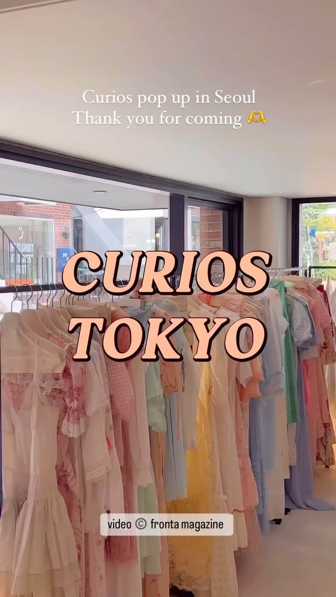 小藪奈央のインスタグラム：「. @curios_tokyo Seoul pop up 🤍 video by @fronta_magazine   It was really amazing experience! Soooo much fun and love ❤️❤️ 감사합니다🫶🫶」