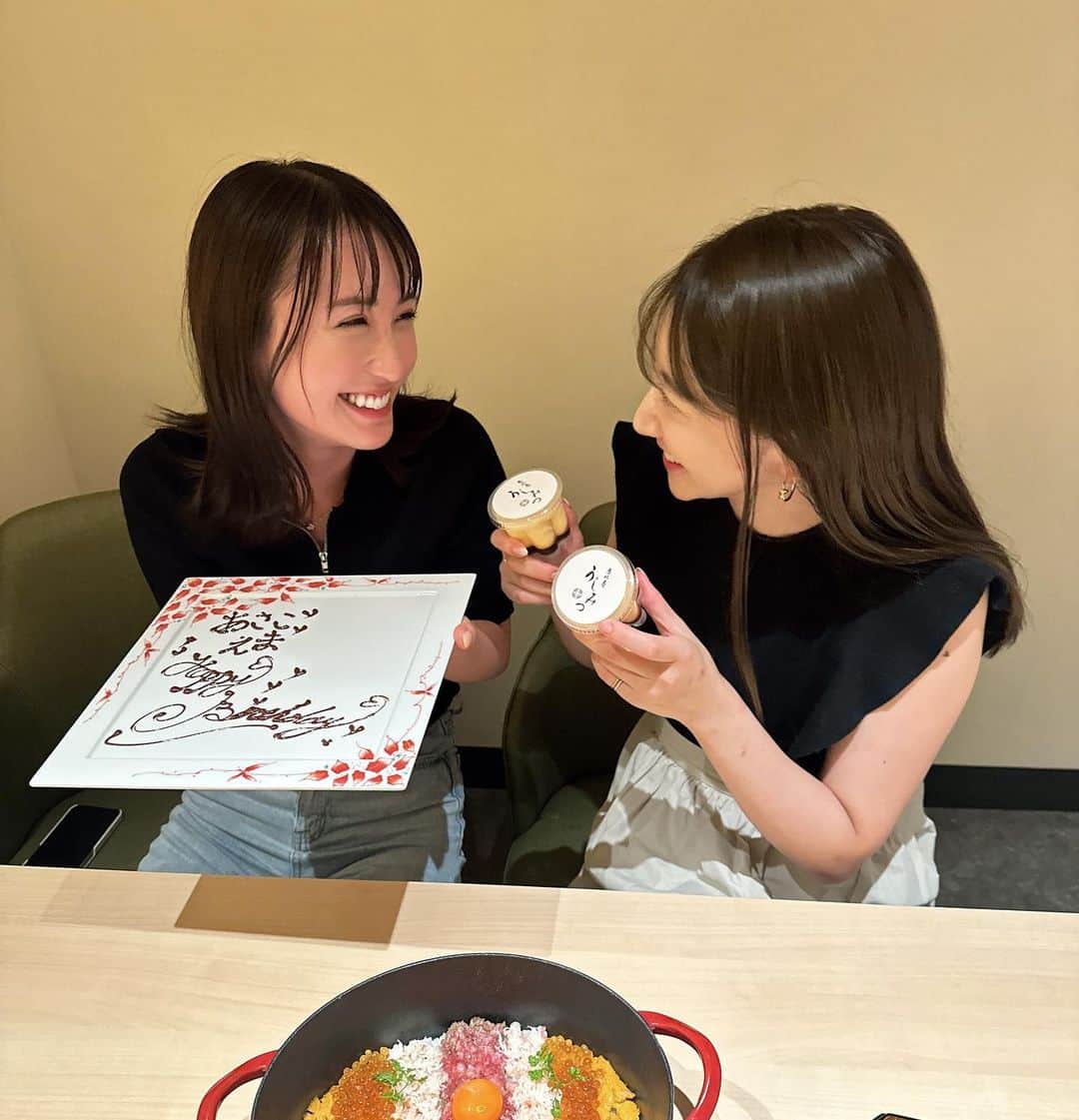 高野祐衣さんのインスタグラム写真 - (高野祐衣Instagram)「少し前🌙 麻子とえまのお誕生日のお祝いで、 美味しいお肉をいただきに うしみつさんへ🥰  もともとは仕事仲間から始まり、 今では大好きなお友達たち☺︎☺︎」8月10日 22時17分 - yuipooon12_06