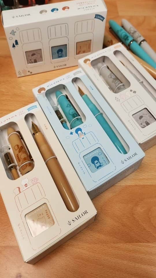 mizutamaのインスタグラム：「8/10 お知らせ  8/26発売の万年筆✨  詳しくはセーラー万年筆のアカウントにて  @sailor.1911」