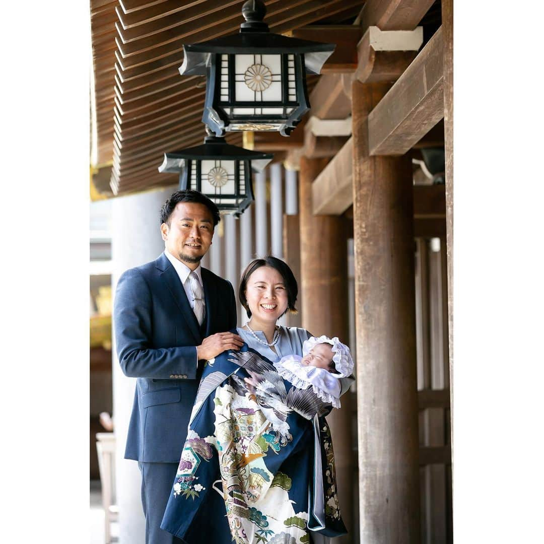 KOBOのインスタグラム：「寒川神社にてお宮参り⛩  ありがとうございました📸  #寒川神社 #お宮参りフォト」