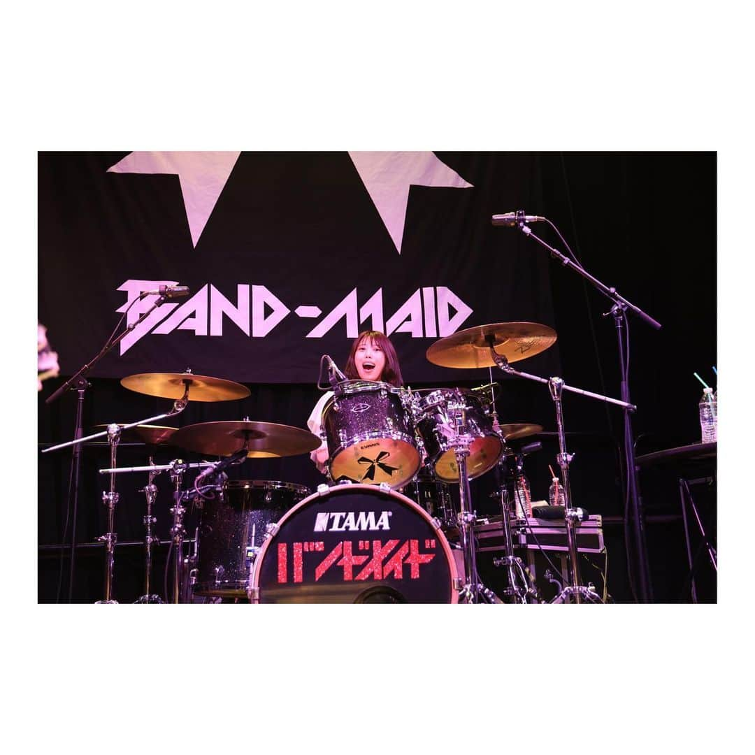 廣瀬茜さんのインスタグラム写真 - (廣瀬茜Instagram)「2023.8.8 "BAND-MAID 10TH ANNIVERSARY TOUR in North America" at Summit  Thank you Denver!  It was so much fun and there was fun jam time! MISA's drums and KANAMI's bass were groovin'🔥lol  #bandmaid #Denver」8月10日 17時04分 - akane_bandmaid