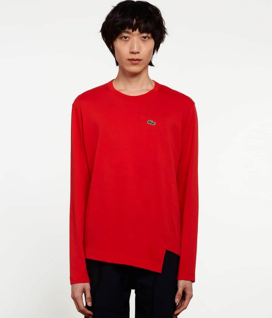 コム・デ・ギャルソンのインスタグラム：「@lacoste x CDG SHIRT FW23」