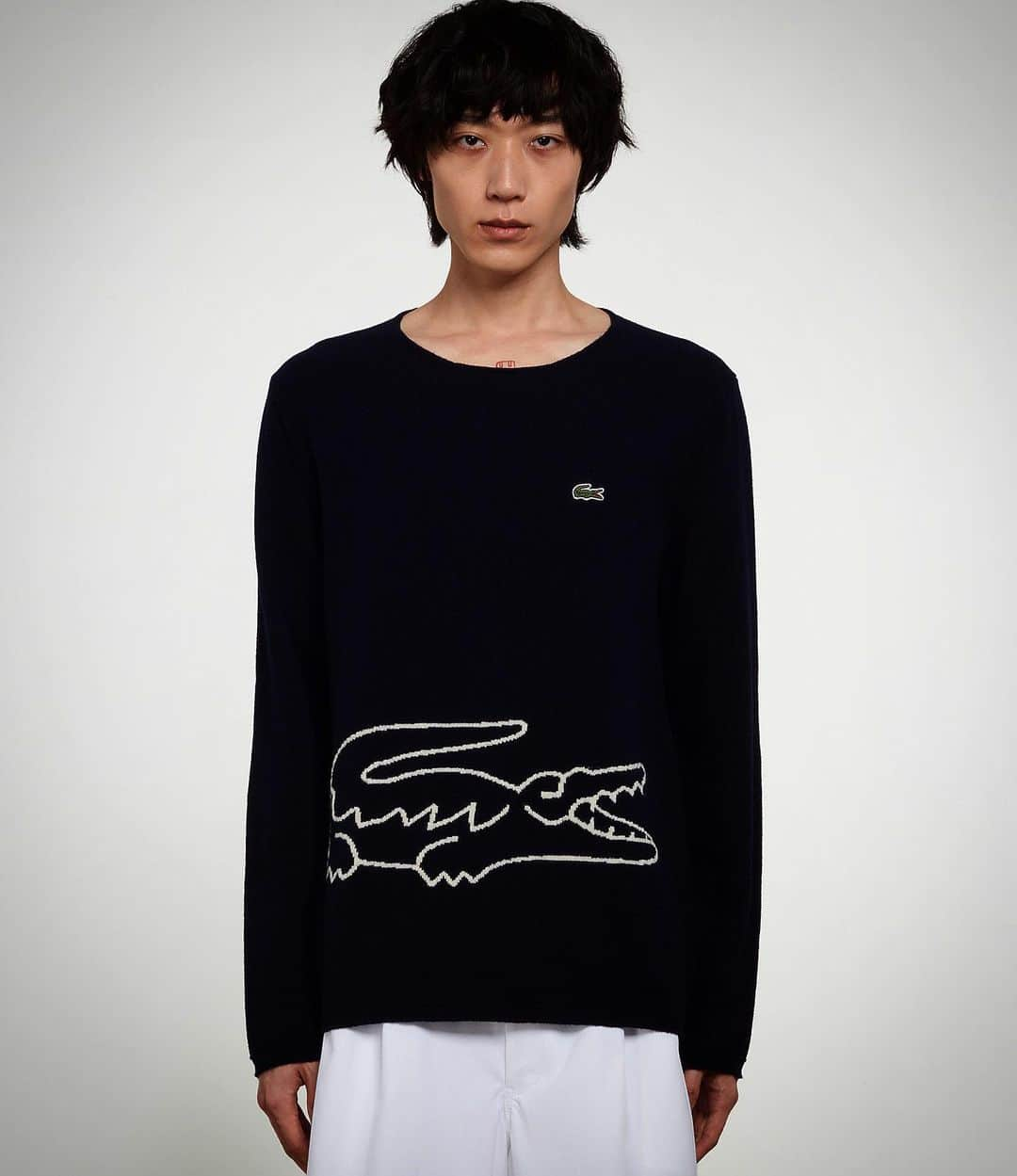 コム・デ・ギャルソンさんのインスタグラム写真 - (コム・デ・ギャルソンInstagram)「intarsia sweater by CDG SHIRT X @lacoste   On E SHOPS @doverstreetmarketnewyork @doverstreetmarketlondon   And all shops around the world carrying Comme des Garçons SHIRT」8月10日 17時18分 - commedesgarcons