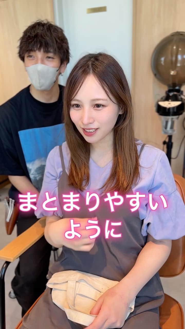 山内 大成 のインスタグラム：「ショートから伸ばして胸上にきたらくびれのミディアムもオススメです🤗🧡✨  #ショートヘアスタイル#サイドスタイル#ヘアスタイル#ショートカット#ボブ#ショート#ショートヘア#ショートボブ#丸みショート#ショート女子#前髪カット」