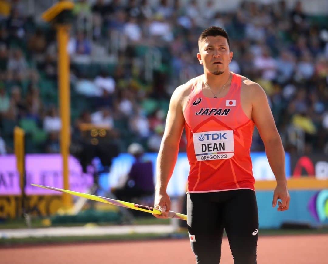 ディーン元気のインスタグラム：「Proud to be🇯🇵  #javelinthrow  #lifeisgood」